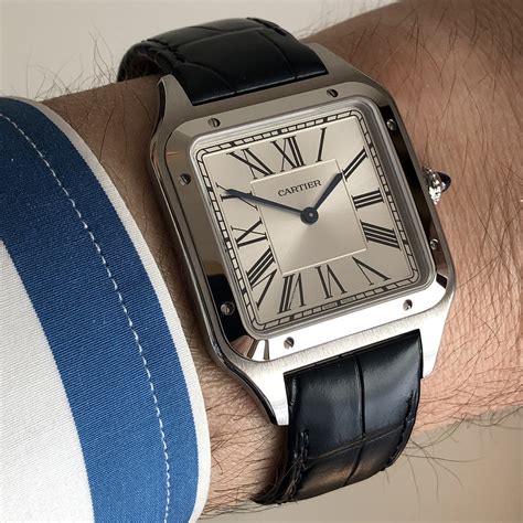 cartier santos large or medium|santos dumont xl vs medium.